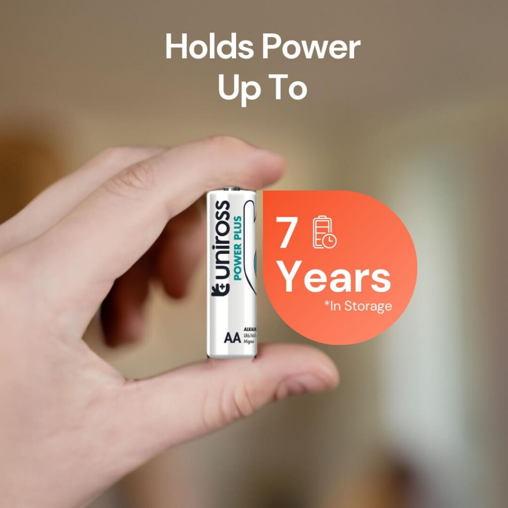 Uniross LR6 AA Power Plus Alkaline AA Battery (Box 40)