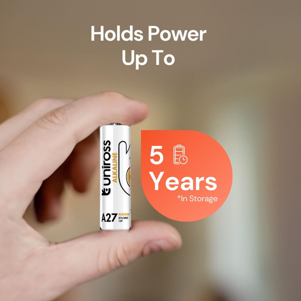 Uniross Micro-Alkaline Battery UALKA275 (Pack of 5)