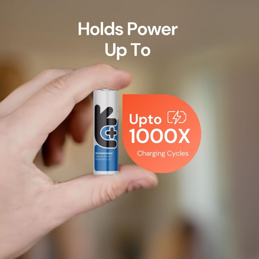 Uniross Ni-MH Rechargeable AA Battery 2700mAh (Pack of 2)