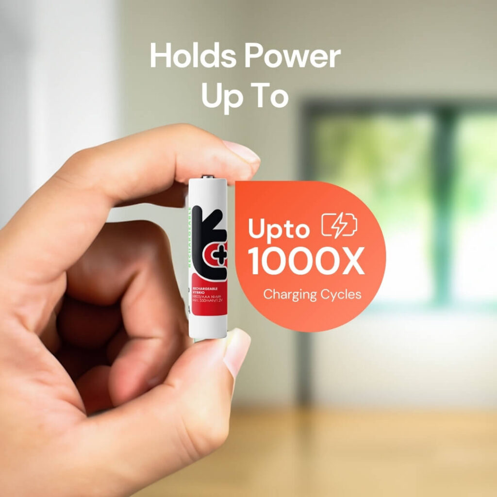Uniross Ni-MH Rechargeable AAA Battery 600mAh (Pack of 2)