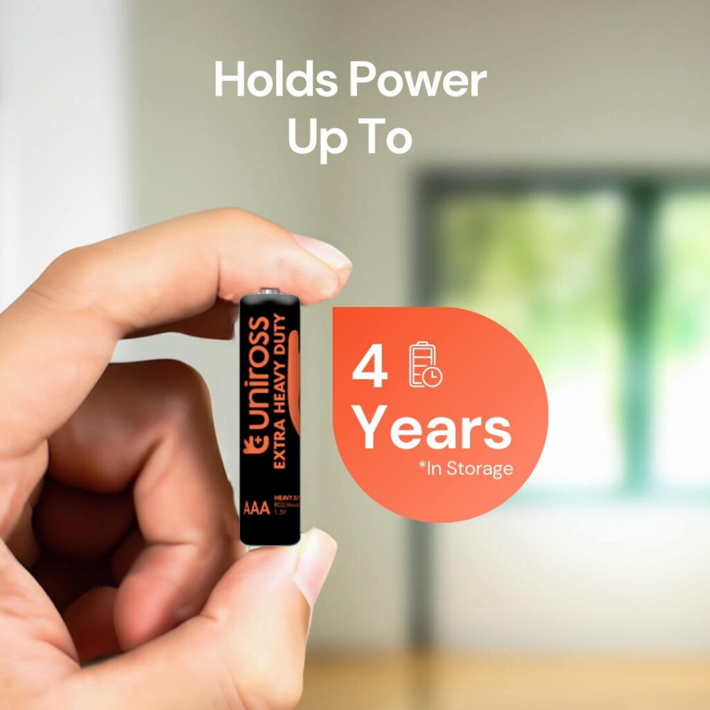 Uniross R03 AAA Heavy Duty Zinc Battery (Strip Pack 10)