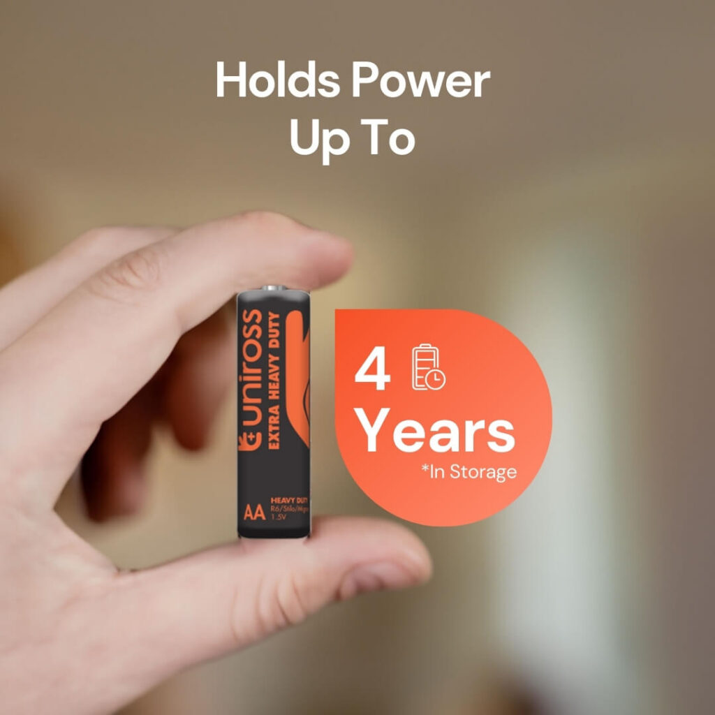 Uniross R6 AA Heavy Duty Zinc Battery (Strip Pack 10)