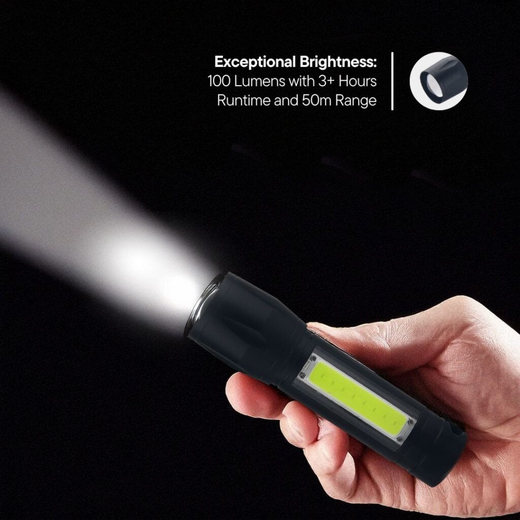 Uniross Rechargeable Pocket Light - 100LM
