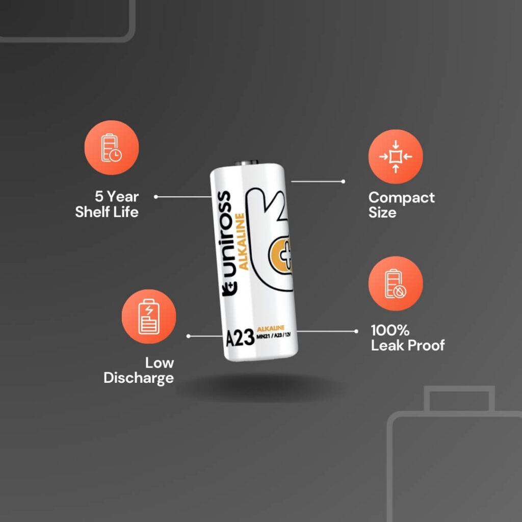 Uniross Micro-Alkaline Battery UALKA235 (Pack of 5)