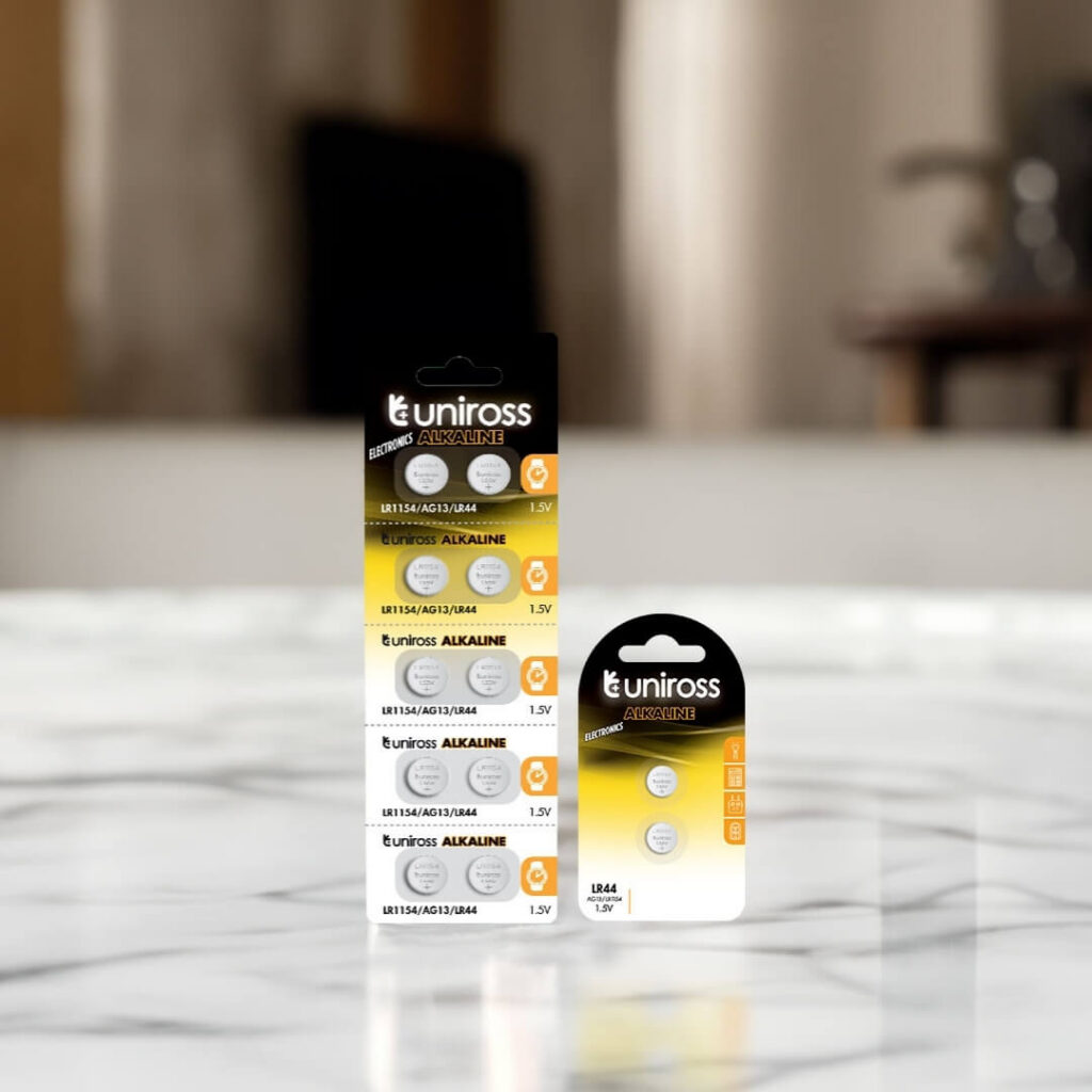 Uniross Alkaline Coin Cells AG13 (Blister of 10)