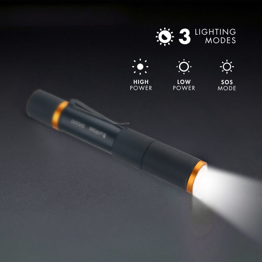 Uniross GX200 Rechargeable Torch 300lm