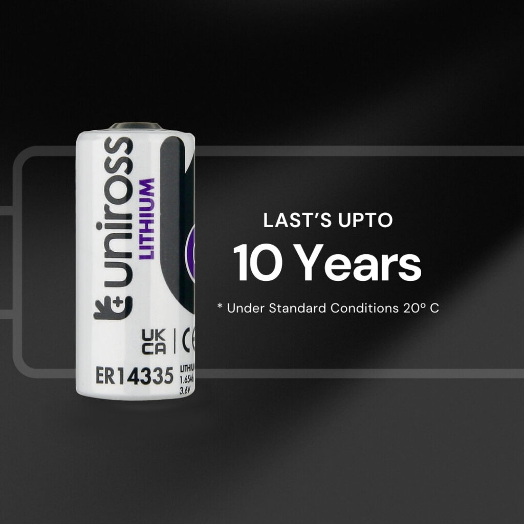 Uniross Industrial UER14335 – High-Capacity 2/3AA Lithium Thionyl Chloride Battery