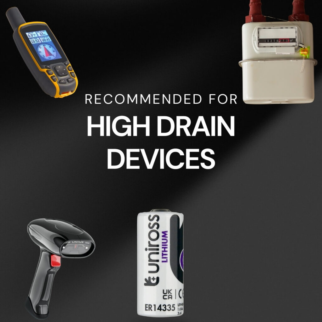 Uniross Industrial UER14335 – High-Capacity 2/3AA Lithium Thionyl Chloride Battery