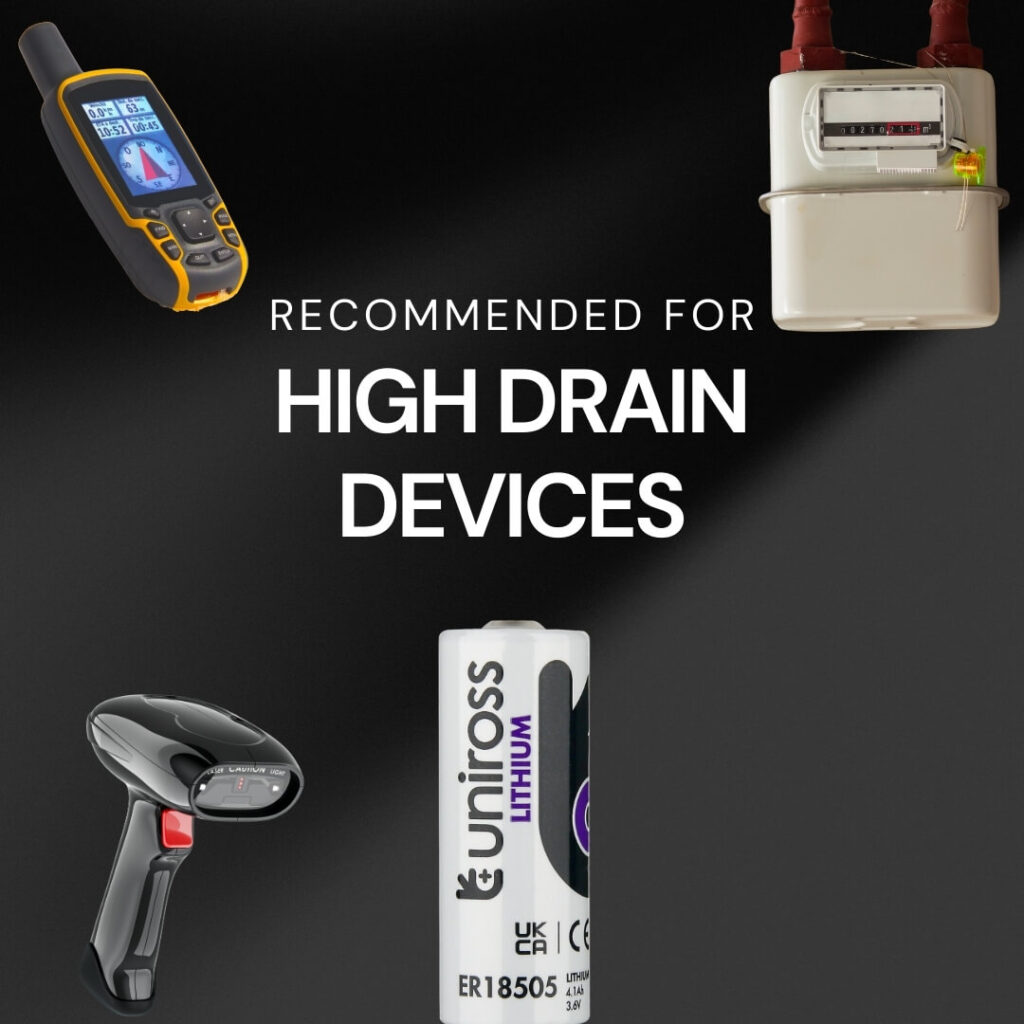 Uniross Industrial UER18505 – Lithium Thionyl Chloride Battery | UER18505 - Feature 3