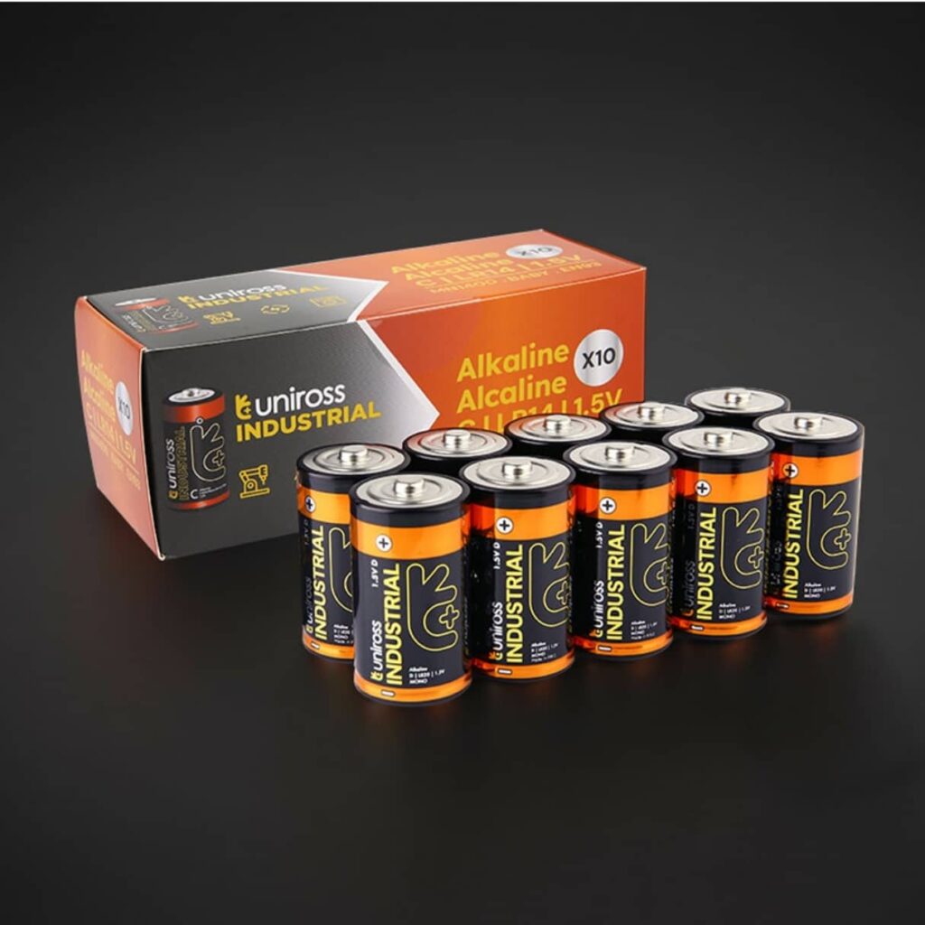 Uniross Industrial Pro Alkaline LR14/C 1.5V 2 Uniross Industrial Pro Alkaline LR14/C 1.5V