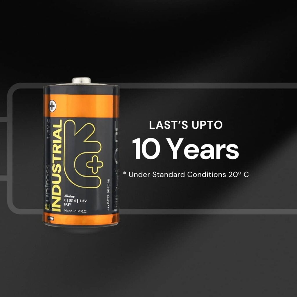 Uniross Industrial Pro Alkaline LR14/C 1.5V 3 Uniross Industrial Pro Alkaline LR14/C 1.5V