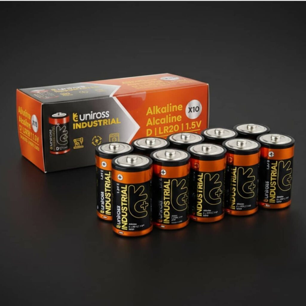 Uniross Industrial Pro Alkaline LR20/D 1.5V 2 Uniross Industrial Pro Alkaline LR20/D 1.5V