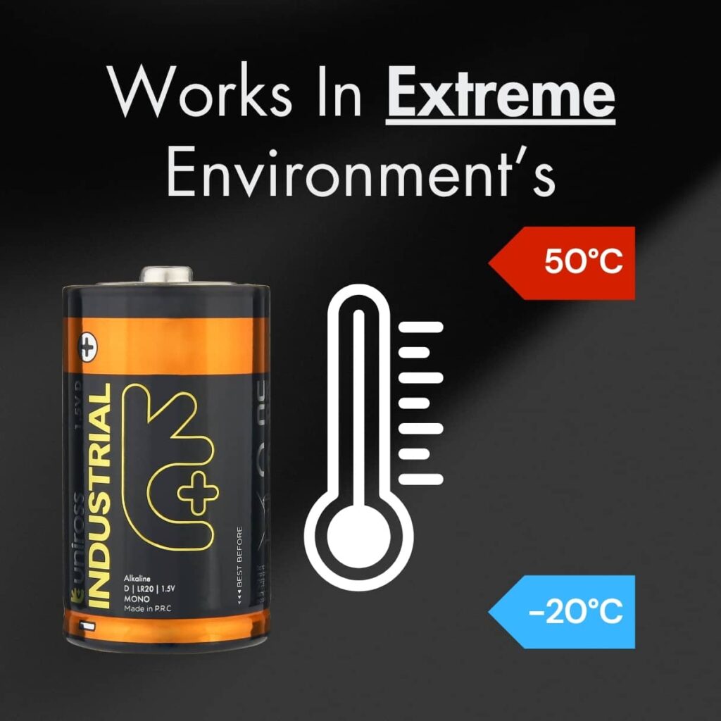 Uniross Industrial Pro Alkaline LR20/D 1.5V 5 Uniross Industrial Pro Alkaline LR20/D 1.5V