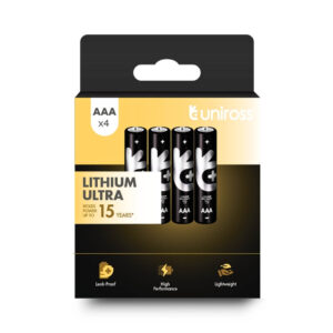 Uniross FR03 AAA Ultra Lithium Battery (4 Pack)