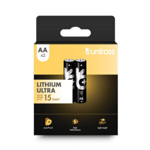 Uniross FR6 AA Ultra Lithium AA Battery (2 Pack)