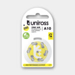Uniross Hearing Aid Batteries A10 (Blister of 6)
