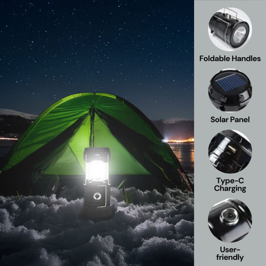 Uniross Solar & USB Rechargeable Lantern