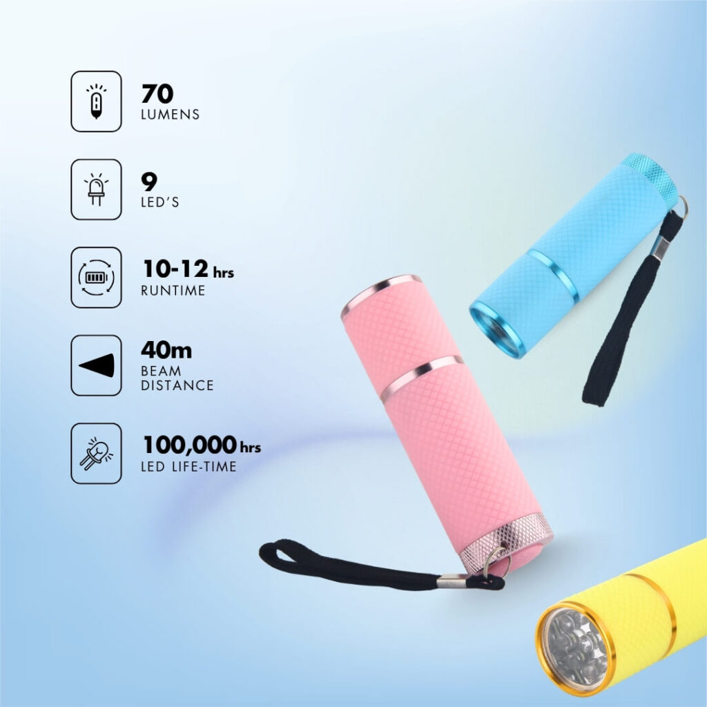 Glow In the Dark Torch Features - ULFL019