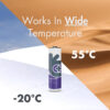 Uniross Li-ion 18650 1800mAh Battery Operating Temperature