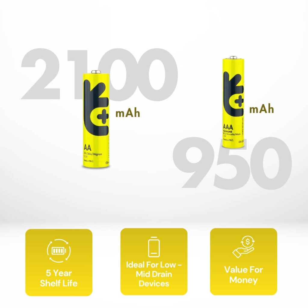 Uniross LR6-AA + LR03-AAA Alkaline Essential Battery (48 Box Pack) 2 Uniross LR6-AA + LR03-AAA Alkaline Essential Battery (48 Box Pack)