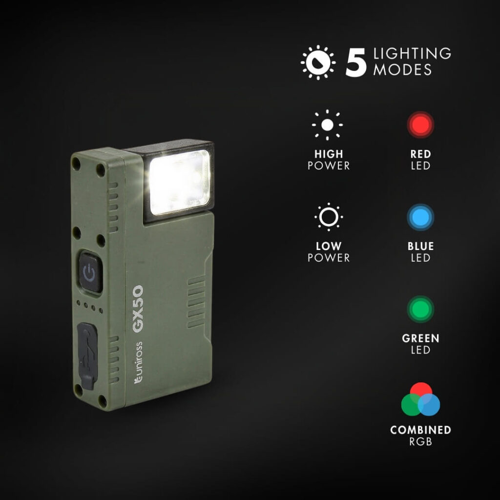 Uniross GX50 Rechargeable EDC Light -150lm