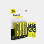 Uniross LR6 AA Alkaline Essential Battery (Blister 4) | UESS613