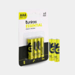 Uniross LR03 AAA Alkaline Essential Battery (Blister 4) | UESS637