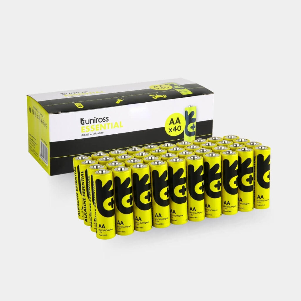 Uniross LR6 AA Alkaline Essential Battery (40 Box Pack) 1 Uniross LR6 AA Alkaline Essential Battery (40 Box Pack)