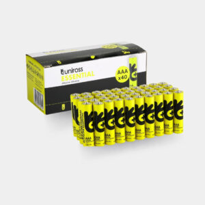 Uniross LR03 AAA Alkaline Essential Battery (40 Box Pack)