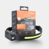 Uniross Rechargeable Headlamp – 350 Lumens, 230° Wide-Angle Beam & Motion Sensor