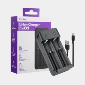 NeO2 Smart USB-C Li-ion Battery Charger – Dual Slot