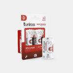 Uniross LR20 D Max Power Alkaline Battery (Pack 2)