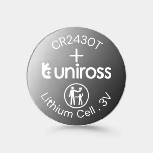 Uniross CR2430T High Temperature Lithium Coin Cell Battery | CR2430T