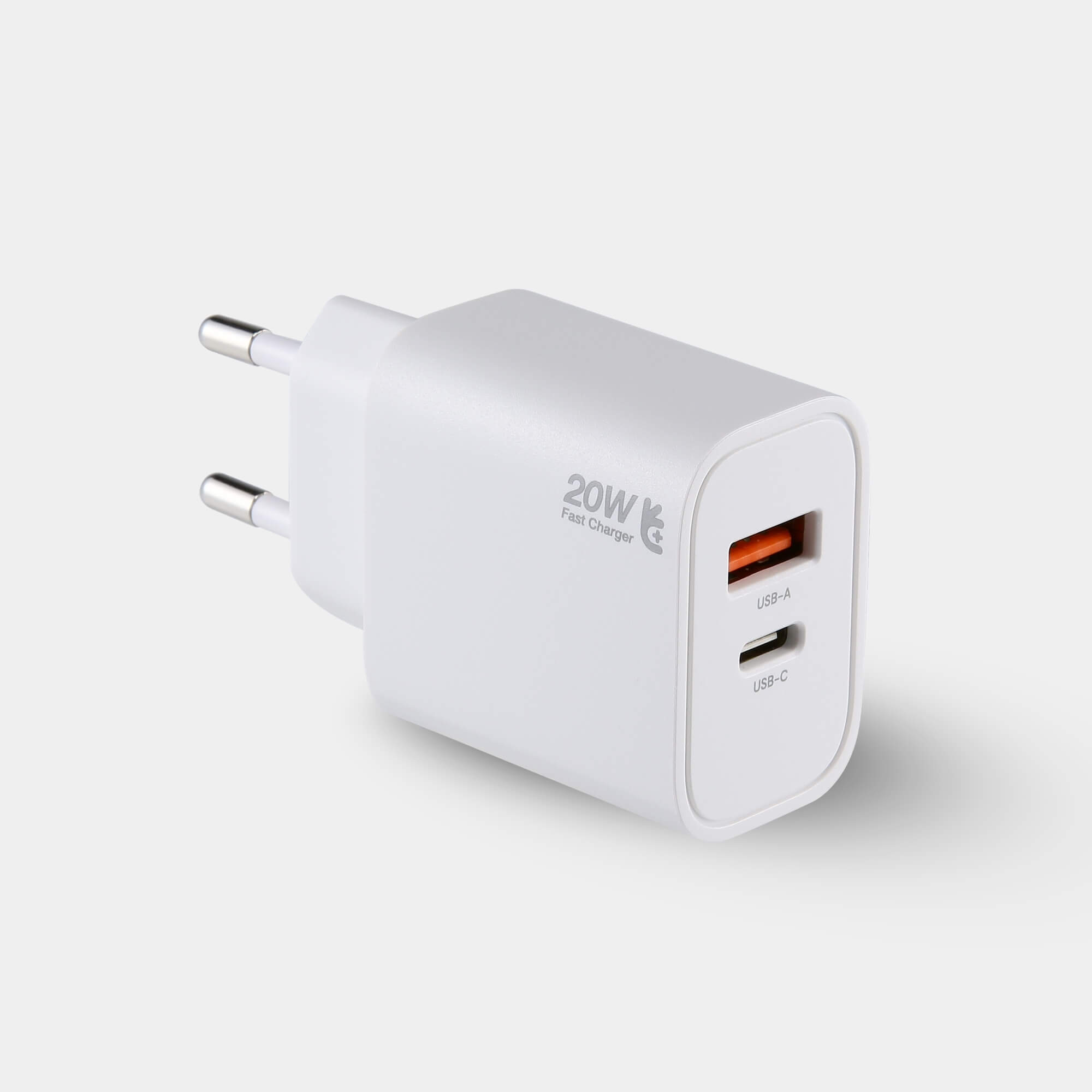 Uniross 20W Dual-Port Fast Wall Charger (USB-C PD + USB-A QC)
